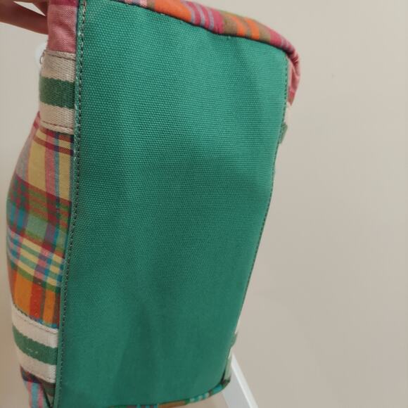 Tommy Hilfiger Plaid Purse 90s Y2K Preppy Handbag Colorful - Picture 4 of 6